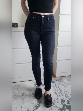J. Crew Women's Dark Gray High Rise Toothpick Skinny Jeans Size 26